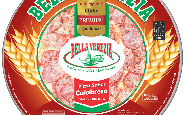 Pizza calabresa - bella venezia