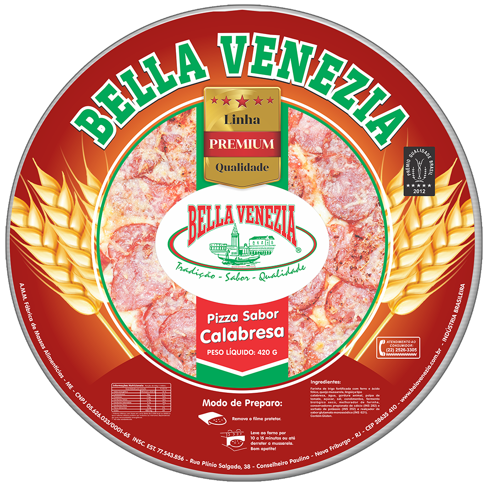 Pizza calabresa - bella venezia