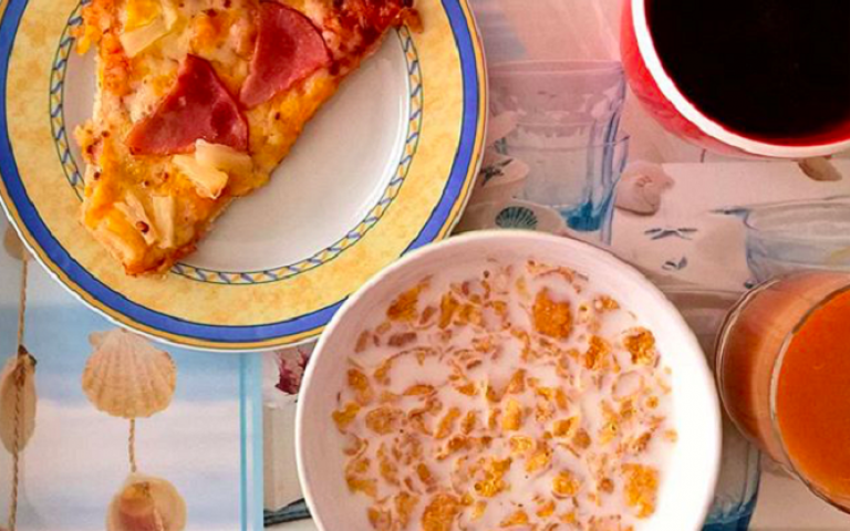 Pizza no café da manhã é bom para você, alegações de especialistas em alimentos