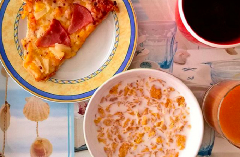Pizza no café da manhã é bom para você, alegações de especialistas em alimentos